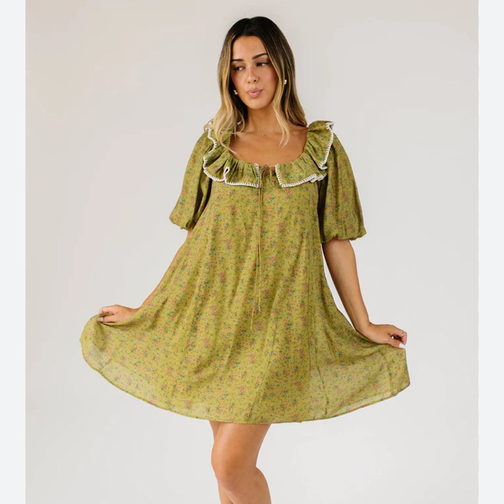 Floral good  luck puff Zoco dress